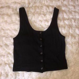 Black Crop Top